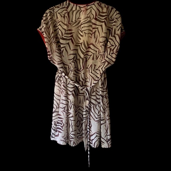 BECCA By Rebecca Virtue Beach Pool Resort Swim Zebra Tunic Cover Up SZ XS/S - Picture 2 of 10